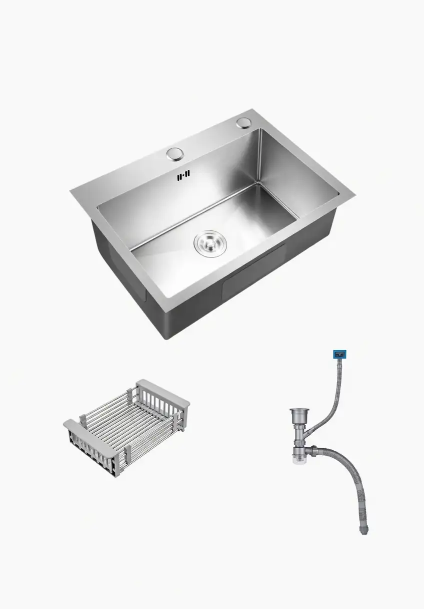 Chậu rửa chén 1 hố inox 201