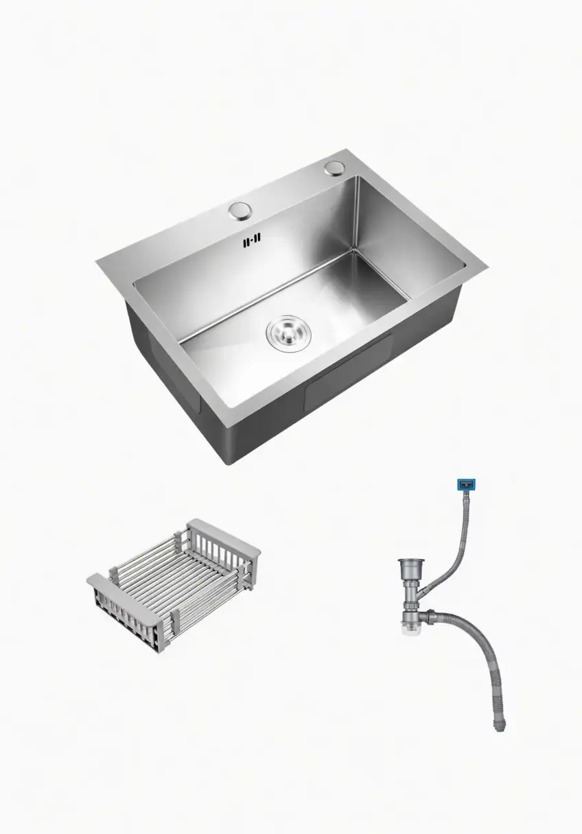Chậu rửa chén 1 hố inox 304