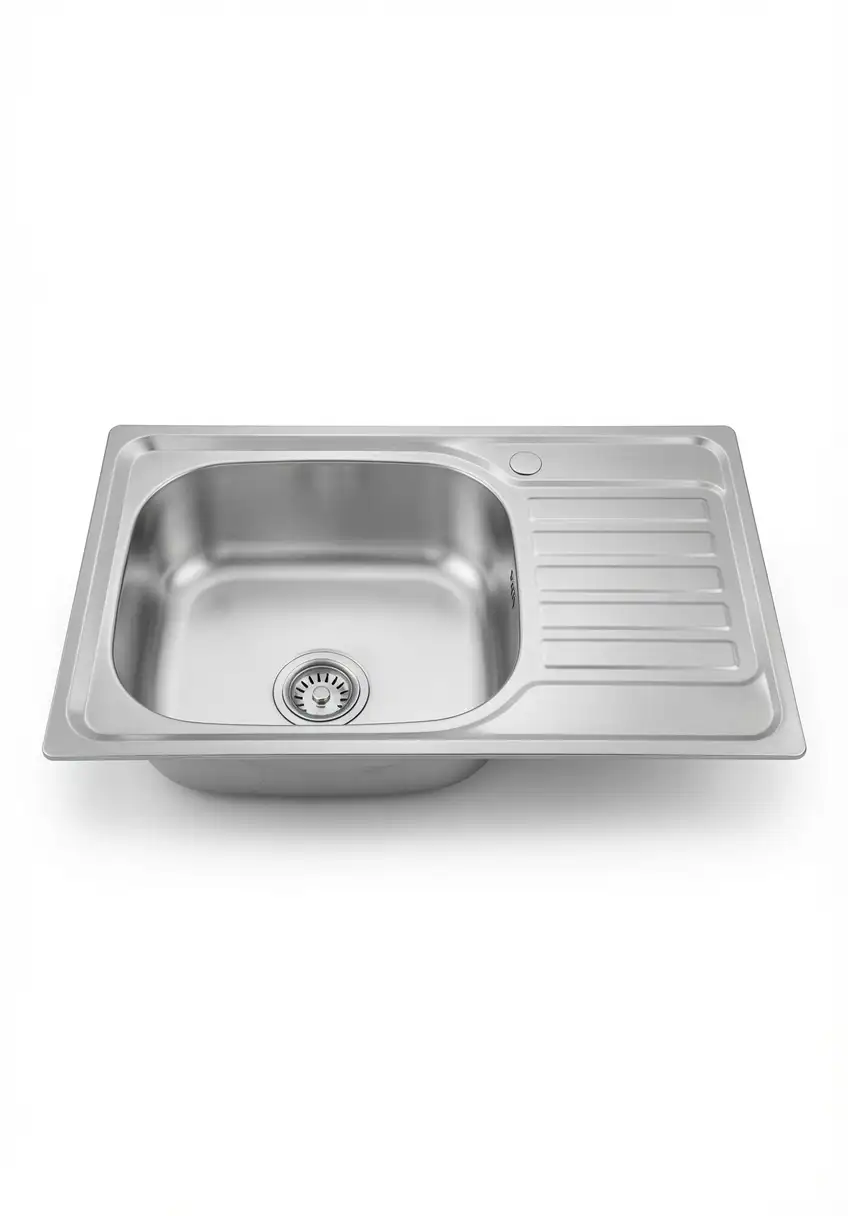 Chậu rửa chén 1 ngăn có cánh inox