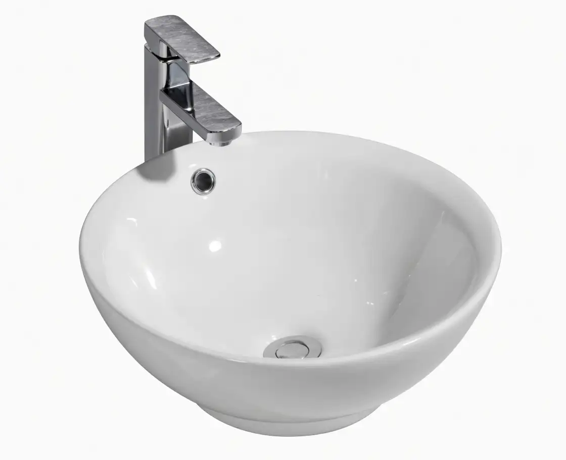 Chậu rửa mặt tròn đặt bàn cao cấp – Mã: 402