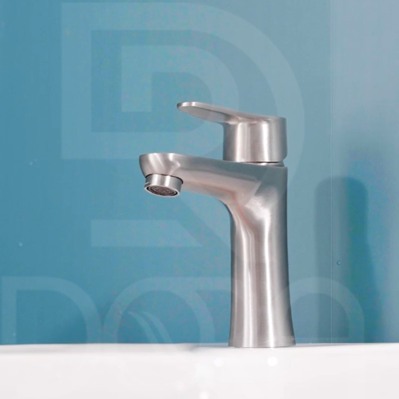 Vòi chậu rửa lavabo LX- A301 mờ, INOX 304 LINOX
