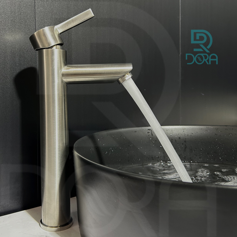 Vòi chậu rửa lavabo LX- A325 mờ, INOX 304 LINOX