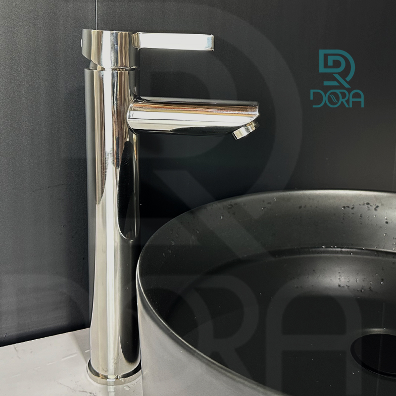 Vòi chậu rửa lavabo LX- JM325 bóng , INOX 304 LINOX